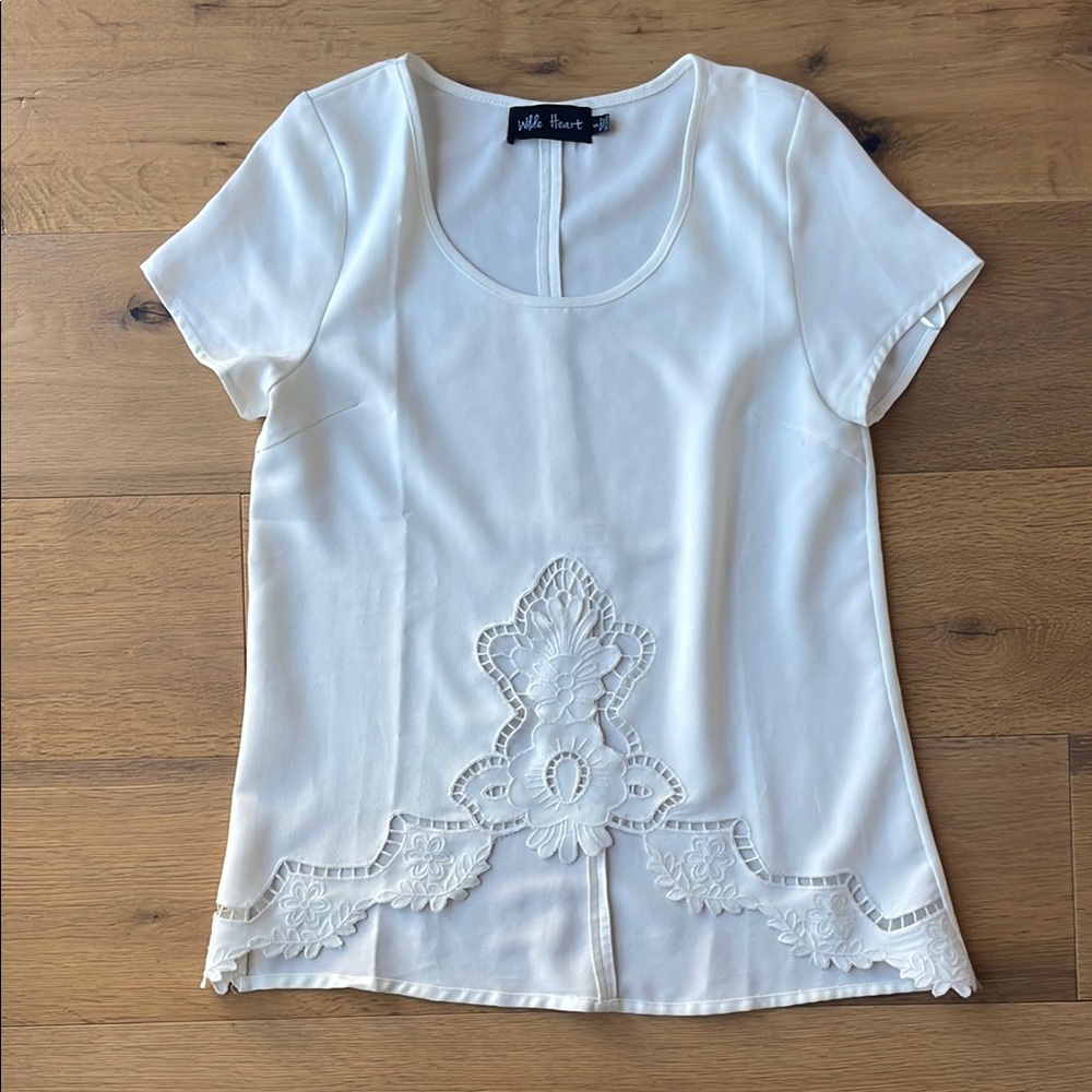 Wilde Heart White Women's Top